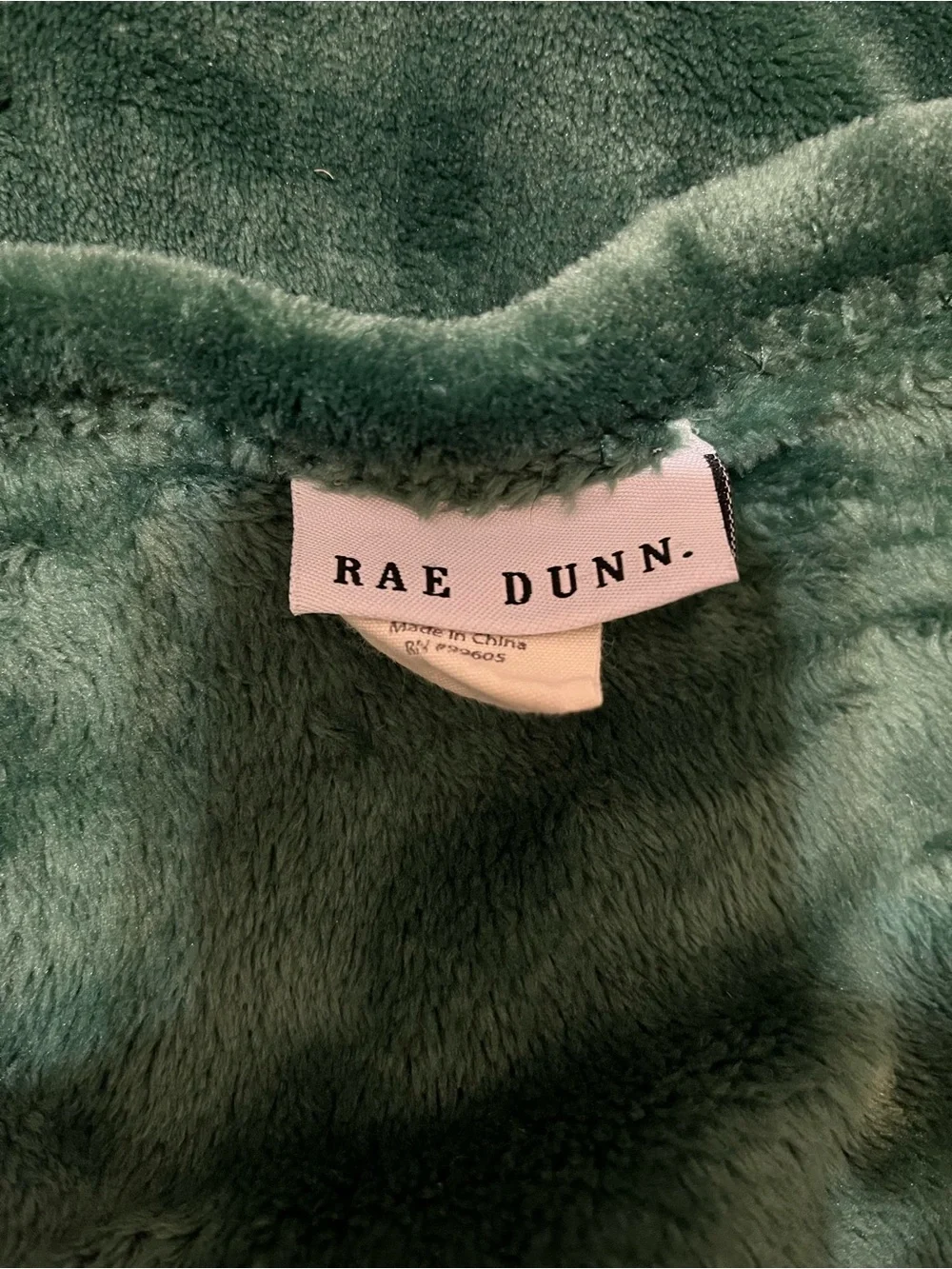 Rae Dunn Peace On Earth Throw Sherpa soft green throw Blanket